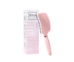 SISTER YOUNG OVIA PINK BV - Brosse à Cheveux Naturel Sanglier avec Ventilation, Rose