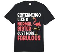Sistermingo : comme Une sœur Normale, Juste Un Flamant Rose Encore Plus Fabuleux Comfort Colors Adult Heavyweight T-Shirt