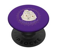 Sisters Always Connected by Heart Citation Matching Sister PopSockets PopGrip Adhésif