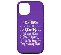 Sisters are Like Stars You Don't Always See Them Best Sister Coque pour iPhone 12/12 Pro