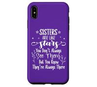 Sisters are Like Stars You Don't Always See Them Best Sister Coque pour iPhone XS Max