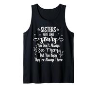 Sisters are Like Stars You Don't Always See Them Best Sister Débardeur