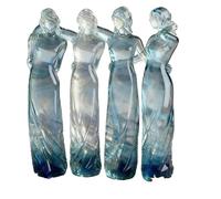 Sisters by My Side - Sculpture célèbre l'amitié des trois sœurs, figurine en résine peinte à la main, cadeau sentimental pour femme, meilleure amie (C)