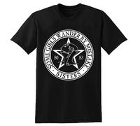 Sisters of Mercy T-Shirt Graphic Mens Basic Black Unisex Cotton Casual Tee M