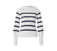 SISTERS POINT Pull-over 'HANI' bleu marine / blanc, Taille XS