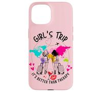 Sisters Weekend It's Better Than Therapy for Girls Trip 2025 Coque pour iPhone 15
