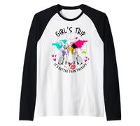Sisters Weekend It's Better Than Therapy for Girls Trip 2025 Manche Raglan