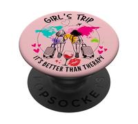 Sisters Weekend It's Better Than Therapy for Girls Trip 2025 PopSockets PopGrip Adhésif