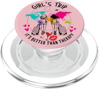 Sisters Weekend It's Better Than Therapy for Girls Trip 2025 PopSockets PopGrip pour MagSafe