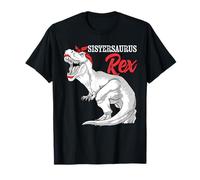 Sistersaurus Rex Dinosaur Sister Saurus Family Matching T-Shirt