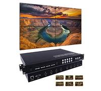 Sisthirth ProAV Serie Seamless 4 x 4 HDMI Matrix Switch HDMI Matrix Selector Switcher avec Quatre Image multiviewer 2 x 2 Video Wall Contrôleur