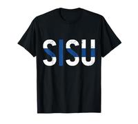Sisu Drapeau Finlandais Finlande Suomi Souvenir Vintage T-Shirt