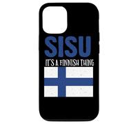 Sisu It's A Finnish Thing Drapeau Finlande Suomi Homme Femme Coque pour iPhone 12/12 Pro