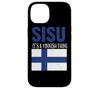 Sisu It's A Finnish Thing Drapeau Finlande Suomi Homme Femme Coque pour iPhone 14