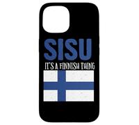 Sisu It's A Finnish Thing Drapeau Finlande Suomi Homme Femme Coque pour iPhone 15