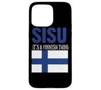 Sisu It's A Finnish Thing Drapeau Finlande Suomi Homme Femme Coque pour iPhone 15 Pro Max