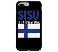 Sisu It's A Finnish Thing Drapeau Finlande Suomi Homme Femme Coque pour iPhone 7 Plus/8 Plus