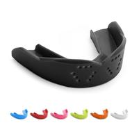 SISU Protège-dents 3D, noir anthracite - 2 mm d'épaisseur - pour athlètes de plus de 1,5 m de haut - Préformé pour un ajustement personnalisé - Remoldable jusqu'à 20 fois - Non toxique