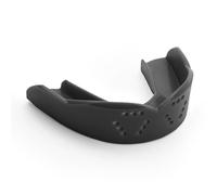 SISU Protège-dents 3D, noir anthracite - 2 mm d'épaisseur - pour athlètes de plus de 1,5 m de haut - Préformé pour un ajustement personnalisé - Remoldable jusqu'à 20 fois - Non toxique