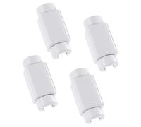 Sisyeuo Data Cable Saver Manchon à clip blanc, C | Étui en PVC pour lignes téléphoniques de type C, organiseur de bureau quotidien