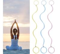 SISYOUP Lot de 3 élastiques à cheveux de 40,6 cm pour cheveux fins, élastiques en spirale pour queue de cheval, pour femmes et filles, pour le sport, la plage, la course, la piscine, le ski, la moto