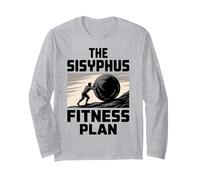 Sisyphe Philosophie Design pour Un étudiant en philosophie Manche Longue