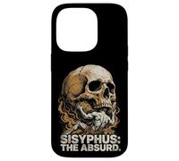 Sisyphus The Absurd Vintage Philosophical Skull Coque pour iPhone 14 Pro
