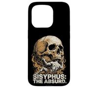Sisyphus The Absurd Vintage Philosophical Skull Coque pour iPhone 15 Pro