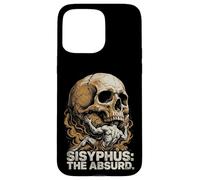 Sisyphus The Absurd Vintage Philosophical Skull Coque pour iPhone 15 Pro Max