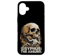 Sisyphus The Absurd Vintage Philosophical Skull Coque pour iPhone 16 Plus