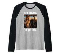 Sit Back I´ve got This Golden Retriever Pilote Manche Raglan