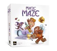 Sit Down! Magic Maze - Real-Time Gameplay, Move The 4 Characters Through The Mall Before The Timer Runs Out - Co-Operative, Everyone Has a Different Power, 1-8 Players, 15 mins, Ages 8+, Medium