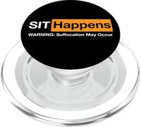 Sit Happens Dominatrice Étouffée Culte Sexy Catégorie PopSockets PopGrip pour MagSafe