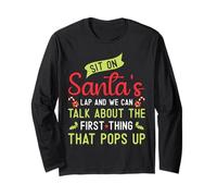 Sit on Santa's Lap and We Can Talk About for Christmas Manche Longue