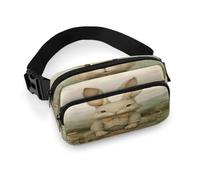 Sit on The Grass Sac banane pour femme imperméable et réglable Sac banane tendance décontracté pour course à pied, entraînement, randonnée, voyage