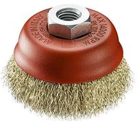 Sit te80 - Brosse à Tasse pour meuleuse en acier laitonné - Ø80