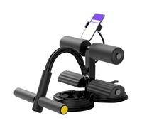 Sit Up Bar Plancher de musculation portable avec support pour téléphone portable, accessoire pour la gym à la maison, pour l'entraînement des planches de force de base, cuisses, intérieur et jardin