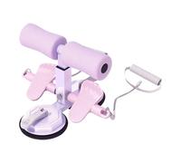Sit Up Bar, Sits Up Helper avec 2 tasses d'aspiration, hauteur réglable, appareil d'assistant portable avec corde d'extraction pour entraînement AB, fitness, exercice, gymn