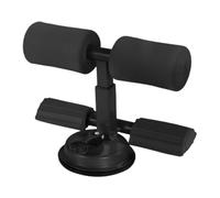 Sit Up Bar - Suction Cup Ab Trainer Equipment, Adjustable Abdominal Curl Trainer with High-Elastic Foam Support, Cold-Rolled Steel Construction for Core Strength, Compact Fitness Tool for Women Men