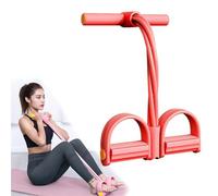 Sit Up Exercise Equipment, 6-Tube Pedal Resistance Band with Handles, Resistance Training Equipment for Abdominal Training,Yoga, and Pilates | Abdominal, Leg, Arm for Women (I)