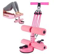 Sit Up Foot Holder, Abs Workout Bars, Core Trainer Tool, Adjustable Suction Base Compact Portable Design for Home Gym Equipment Teens Women Men Girls Youth, 9.06x7.87 Inches