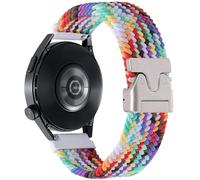SITAFU 20mm Nylon Élastique Bracelet Compatible avec Samsung Galaxy Watch 7/6/5/4/3/Active,Tressé Bande de Remplacement Compatible avec Garmin Vivoactive 5 /Forerunner 165