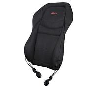 Sitback Housse de siège de voiture design Air Fit UP, tissu 3D noir, avec dossier et support latéral, gonflable et adaptable individuellement