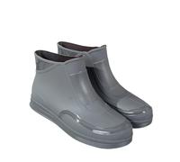 SITBXO Bottes de pluie for hommes, chaussures sport d'extérieur à tube court, cyclisme, travail, jardin, en caoutchouc, surchaussures légères et imperméables Bottes de pluie homme(Grey,40)