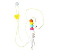 SITBXO Jouet for Chat à Disque Collant et balançoire, Corde élastique Suspendue for Porte, Accessoire de taquinerie for Chats et Chatons Ouet à Chat(1C)