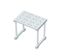 SITBXO Séparateur d'Étagère de Placard ExtensibleSolution Accessoires de Salle de Bain Étagères empilables Placard Penderie Cloison Organisateurs d'armoires Télescopiques(White1)