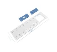 SITBXO Séparateur d'Étagère de Placard ExtensibleSolution Étagère de Rangement Extensible for penderie, sans Perforation, rétractable, for Cuisine et Salle de Bain(White 1)