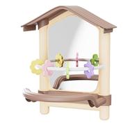 Sitch Toy - Exigence pour animaux de compagnie pour mâchoires, décoration de miroir d'oiseaux | Zone de fenêtre de balcon de terrasse intérieure et extérieure de la terrasse du jardin
