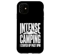 Site de Camping Intense où Je suis restée éveillée après 21 h Coque pour iPhone 11