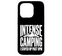 Site de Camping Intense où Je suis restée éveillée après 21 h Coque pour iPhone 15 Pro
